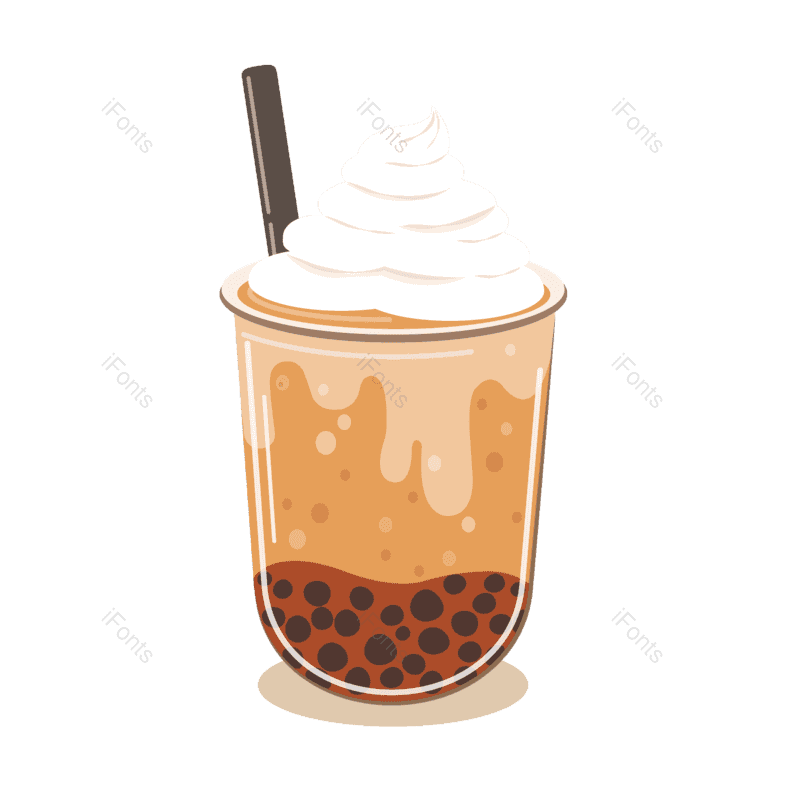 卡通图片,设计元素元素,奶茶PNG,矢量免抠素材